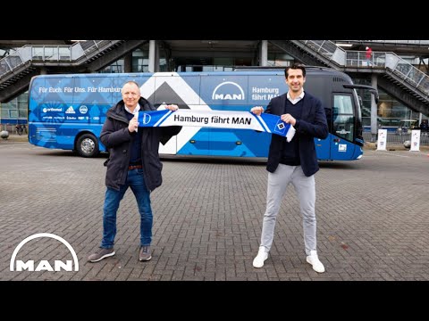 Hamburger SV erhält neuen MAN-Mannschaftsbus