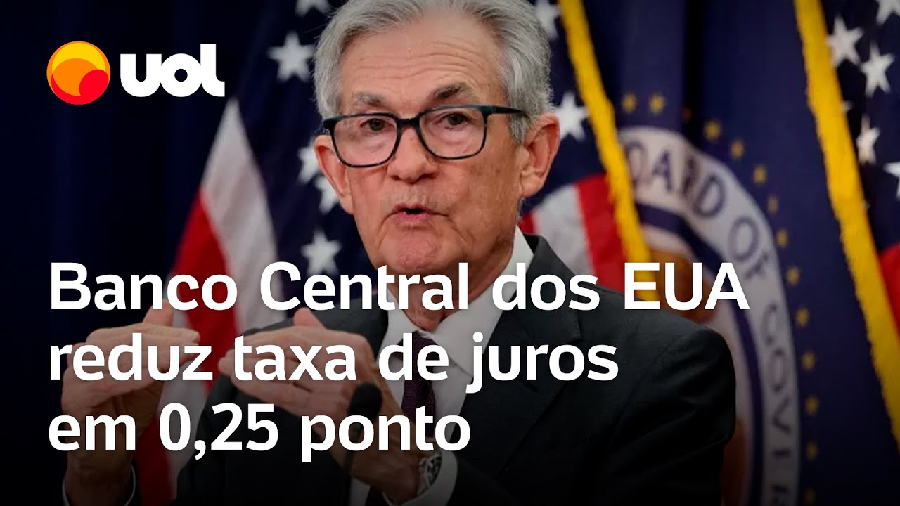 Banco Central dos EUA reduz taxa de juros em 025 ponto apesar de desemprego em alta
