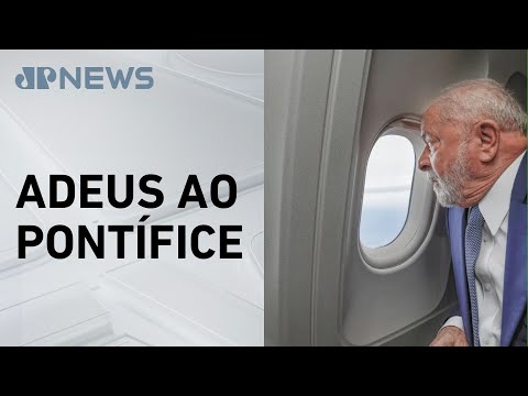Lula e comitiva desembarcam em Roma para funeral do papa Francisco