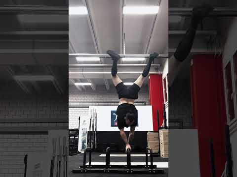 Handstand rotation and push up