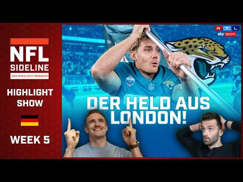 Jaguars-Kicker wird zum Held <strong>in</strong> <strong>London</strong> 😳🔥 | NFL Sideline | RTL Sport