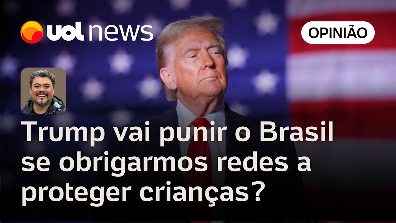 Trump pode punir Brasil se Congresso agir correto e regular redes para proteger crianças | Sakamoto
