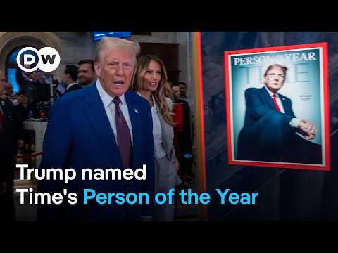 Trump promises January 6 rioter pardons after winning Time prize for second time | DW News