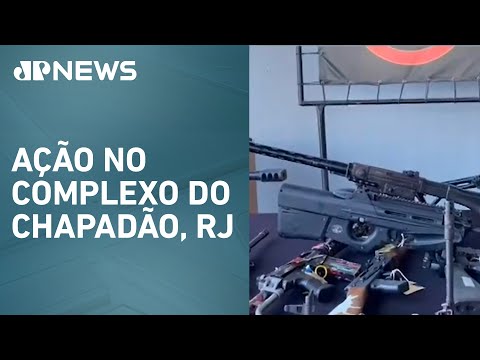 Polícia do Rio de Janeiro apreende fuzis e equipamento que derruba drones