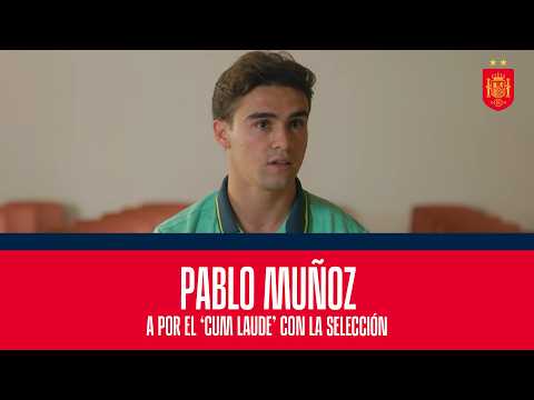 Pablo Muñoz, a por el 'cum laude' con la selección