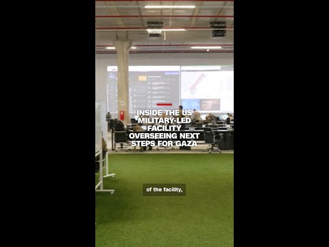 Inside the US military-led facility overseeing next steps for Gaza