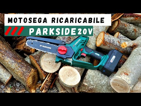 Motosega Ricaricabile A BATTERIA PARKSIDE 20V