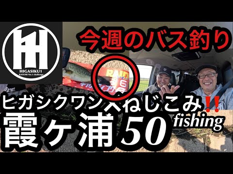 ついに50！バス釣り今週の霞ヶ浦！ねじこみフィッシングさんとコラボしました！