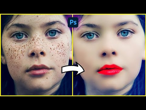 কীভাবে ফটোশপে ছবি সুন্দর করবেন || Skin retouching Photoshop tutorial in Bangla || Photo Editing
