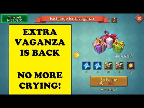 Lords Mobile - EXCHANGE EXTRAVAGANZA IS BACK - NO MORE CRYING IN MY COMMENTS SECTION!!!