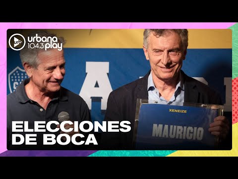 Se presentó la fórmula Andrés Ibarra-Mauricio Macri en las elecciones en Boca #TodoPasa