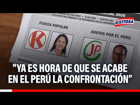 🔴🔵 Nicolás Lúcar: "Ya es hora de que se acabe en el Perú la confrontación"