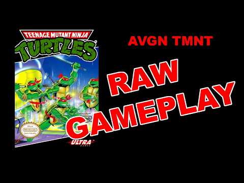 AVGN TMNT (NES) Raw Gameplay 2006
