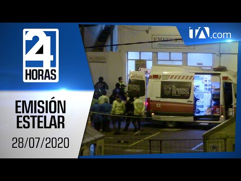 Noticias Ecuador: Noticiero 24 Horas, 28/07/2020 (Emisión Estelar)