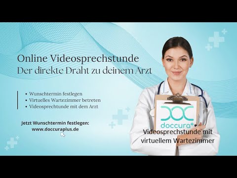 Doccura+ Videosprechstunde mit virtuellem Wartezimmer