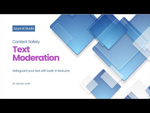 Azure AI Content Safety Text Moderation