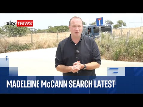 Latest from the new search for Madeleine McCann with Sky News' Dan Whitehead