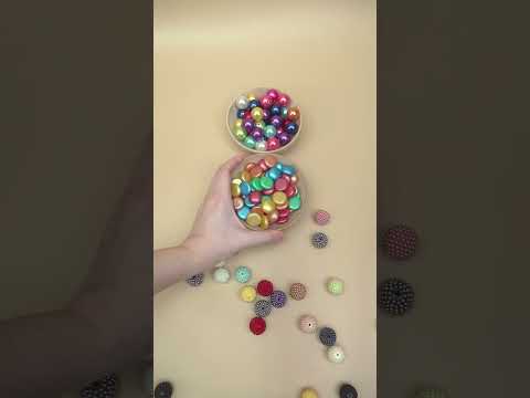 Gentle Bead Cascades from Wooden Cups | ASMR Reverse✨ #asmrrelax #oddlysatisfying
