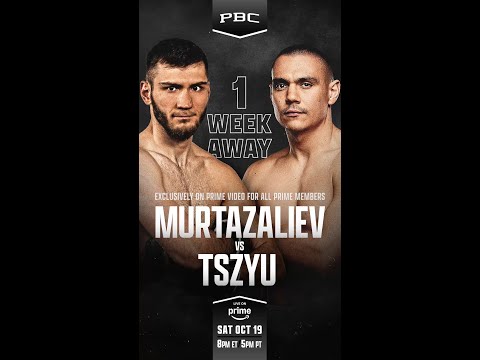 Murtazaliev vs. Tszyu is ONE WEEK AWAY 🔥