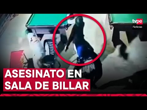 Sicarios asesinan a balazos a sujeto en un salón de billar en Huaral