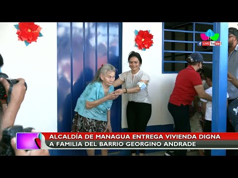 Alcaldía de Managua entrega vivienda digna a familia del barrio Georgino Andrade