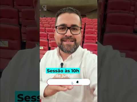 A Sessão Plenária de hoje começa às 10h! (20/06/2024) #shorts