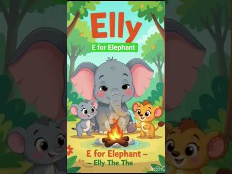 E for elephant ABC kor kids #kidsvideo #knowledge #learning #shortvideo #viralvideo #ytshorts
