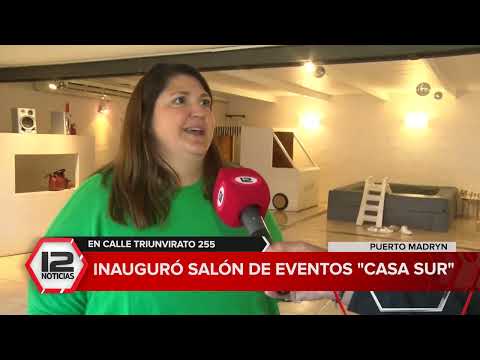 MADRYN | Inauguró salón de eventos Casa Sur