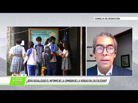 Entrevista con Juan Carlos Pérez, Dir. de centros educativos Regnum Christi - Teleantioquia Noticias