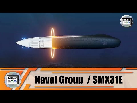 Naval Group from France unveils SMX31E newest electric-powered submarine concept naval industry