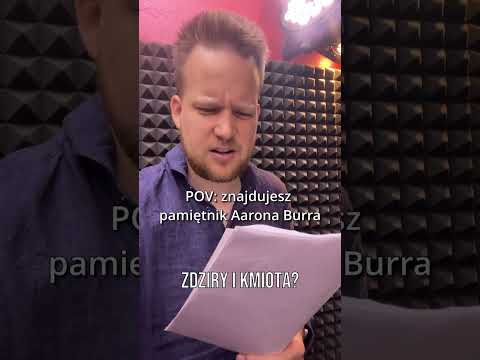 Aaron Burr, poeta XVIII wieku.
#hamilton #accantus