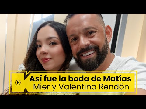 Exesposo de Melissa Martínez, Matías Mier, se casó con Valentina Rendón en Indonesia