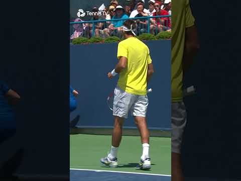 Del Potro Hits The Perfect Tweener Lob 🤩