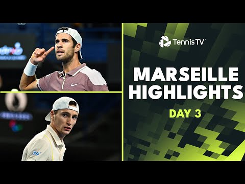 Felix faces Halys; Humbert, Khachanov & More Feature | Marseille 2024 Highlights Day 3