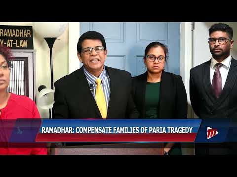 Ramadhar : Compensate Families Of Paria Tragedy