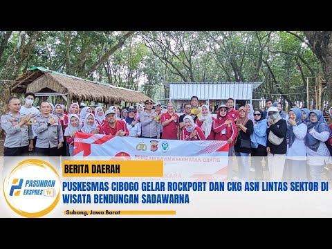 Puskesmas Cibogo Gelar Rockport dan CKG ASN Lintas Sektor di Wisata Bendungan Sadawarna