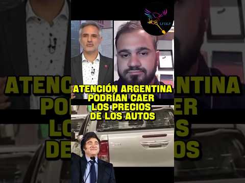 ATENCIÓN ARGENTINA CON LA REFORMA LABORAL PODRÍAN CAER LOS PRECIOS DE LOS AUTOS