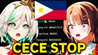 Cecila BROKE every Filipino in chat