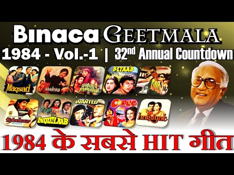 Binaca Geetmala 1984 - Vol-1 - 32nd Annual Countdown - बिनाका गीतमाला 1984 - Kishore, Rafi, Asha