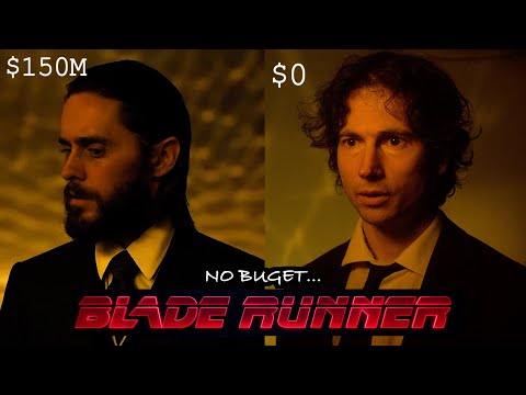 No Budget Blade Runner: Scene Remake (Water Lighting effect)