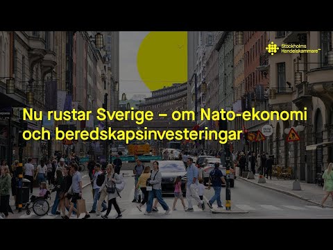 Nu rustar Sverige – om Nato-ekonomi och beredskapsinvesteringar