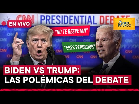 Joe Biden vs Donald Trump: todo sobre el debate I TVPerú Noticias ENVIVO Geomundo de hoy 27 de junio