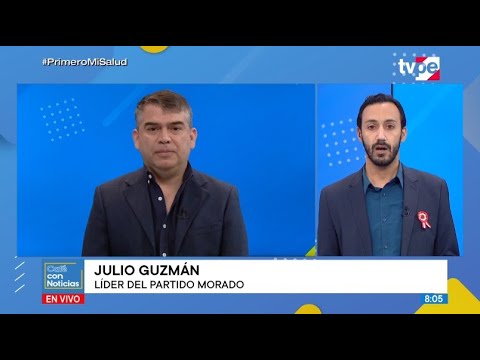 Café con noticias | Julio Guzmán, líder del Partido Morado