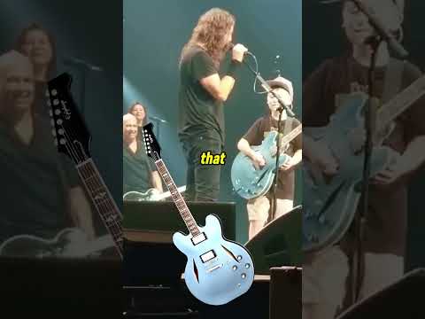 Dave Grohl gave this fan something special! #davegrohl #foofighters #nirvana