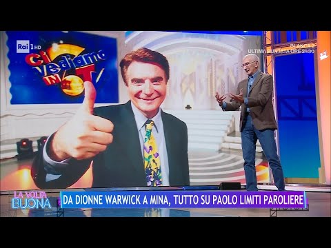 Da Dionne Warwick a Mina, tutto su Paolo Limiti paroliere - La volta buona 09/11/2023