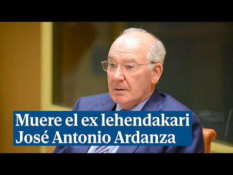 Muere José Antonio Ardanza, el lehendakari que más tiempo estuvo al frente del Gobierno vasco