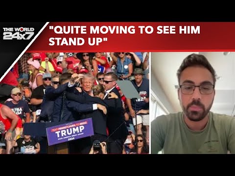 Donald Trump | "Quite Moving To See Him Stand Up": Trump Shooting Witness To NDTV