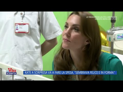 Kate a sorpresa va a fare la spesa: "Sembrava felice e in forma" - La Vita in diretta - 18/03/2024