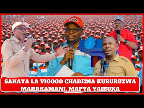 DKT. NSHALA ACHARUKA SAKATA LA VIGOGO CHADEMA KUBURUZWA MAHAKAMANI/AGUSIA MAKADA WAO................