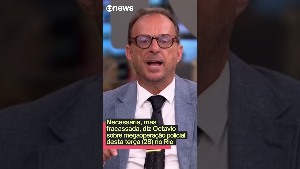 Necessária mas fracassada diz Octavio sobre megaoperação policial desta terça 28 no Rio  TV Online Necessária mas fracassada diz Octavio sobre megaoperação policial desta terça 28 no Rio